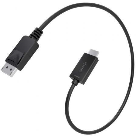 Aisens Cable Conversor DisplayPort a HDMI 4K@60Hz Negro 0.6m Aisens Cable Conversor DisplayPort a HDMI 4K@60Hz Negro 0.6m